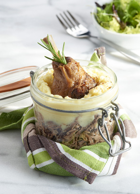 Parmentier d'effiloché de canard